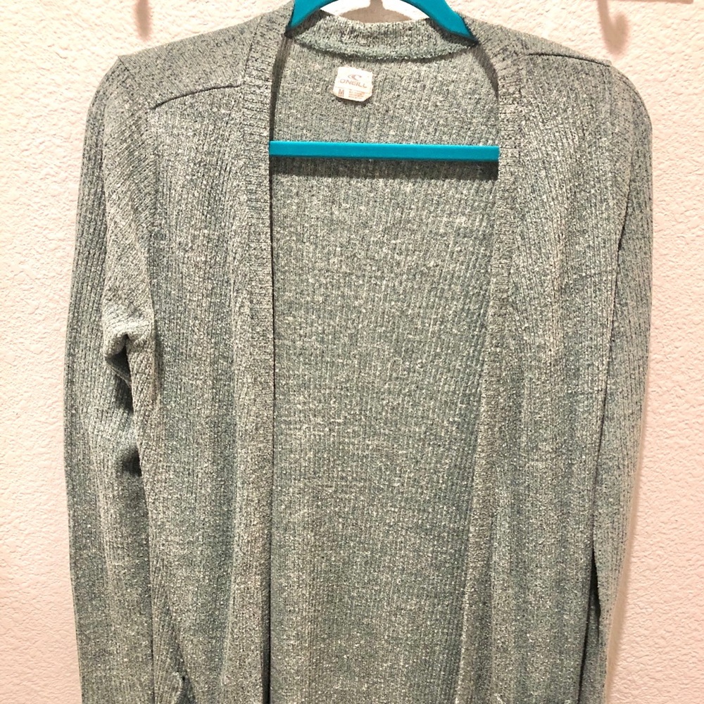 O’Neill Coral Green Cardigan Sweater